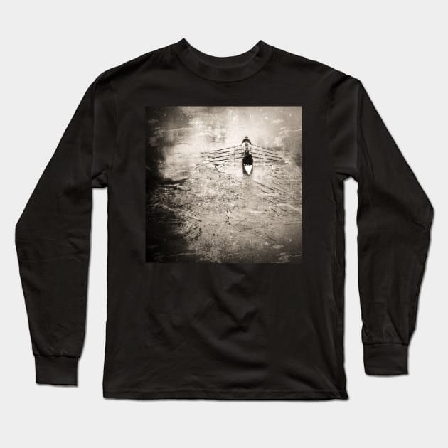 The Rowers - Vintage Photo Long Sleeve T-Shirt by Custom Autos